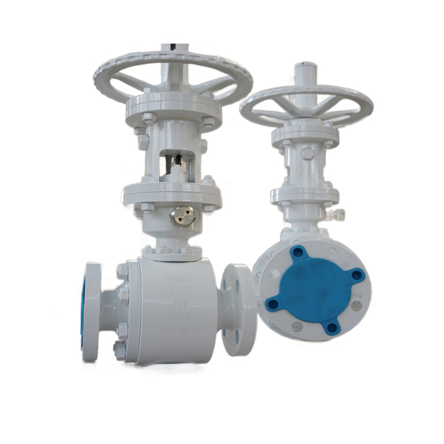 Rising stem ball valves