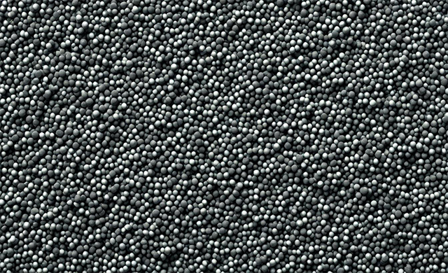 microscopic Ti-6Al-4V powder particles